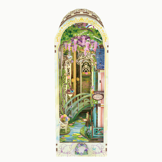 DIY Shelving Kit: Giverny Garden with Dust Cover