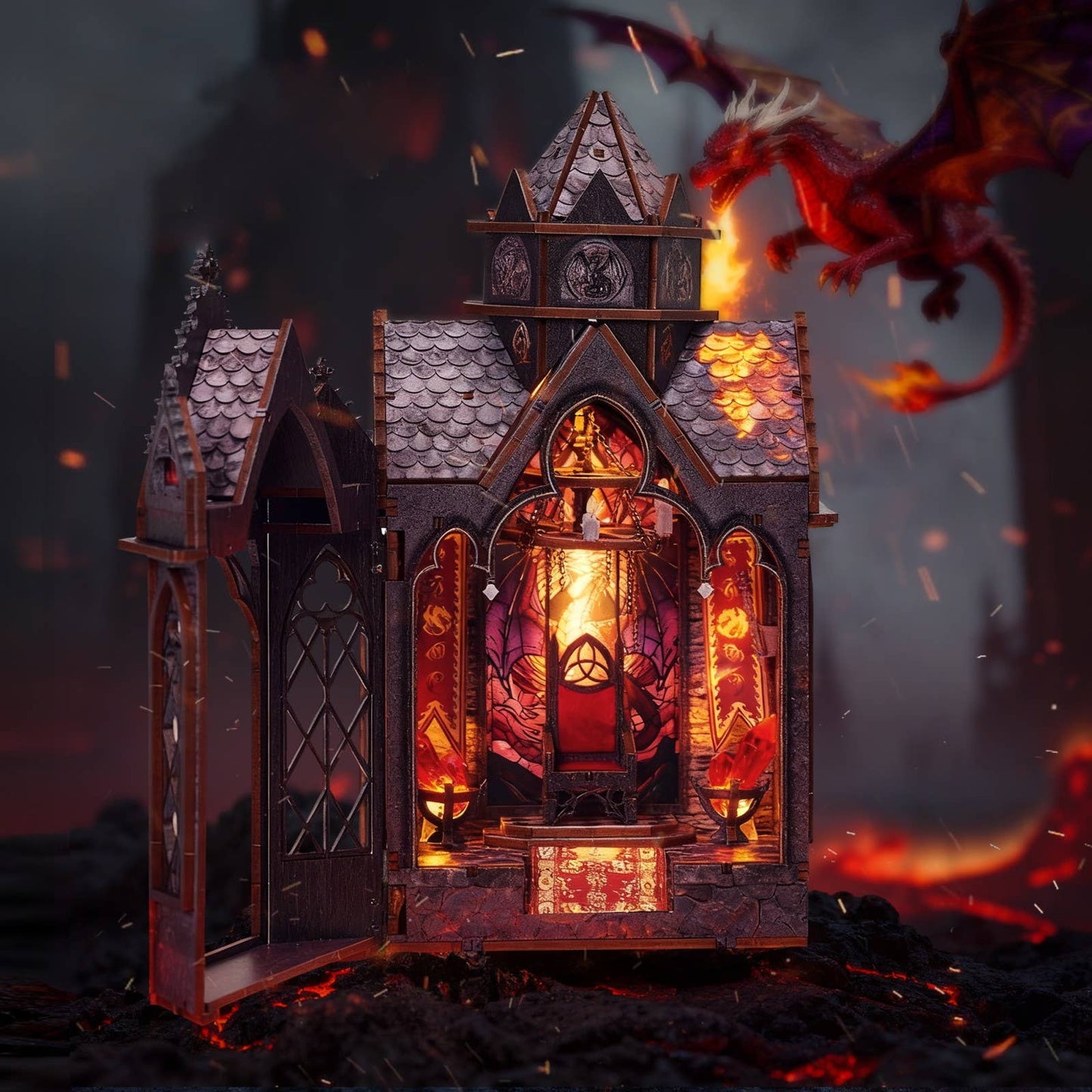 DIY Bookshelf Kit: Ember Throne