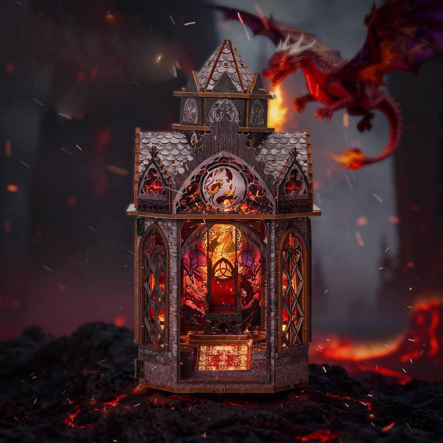 DIY Bookshelf Kit: Ember Throne