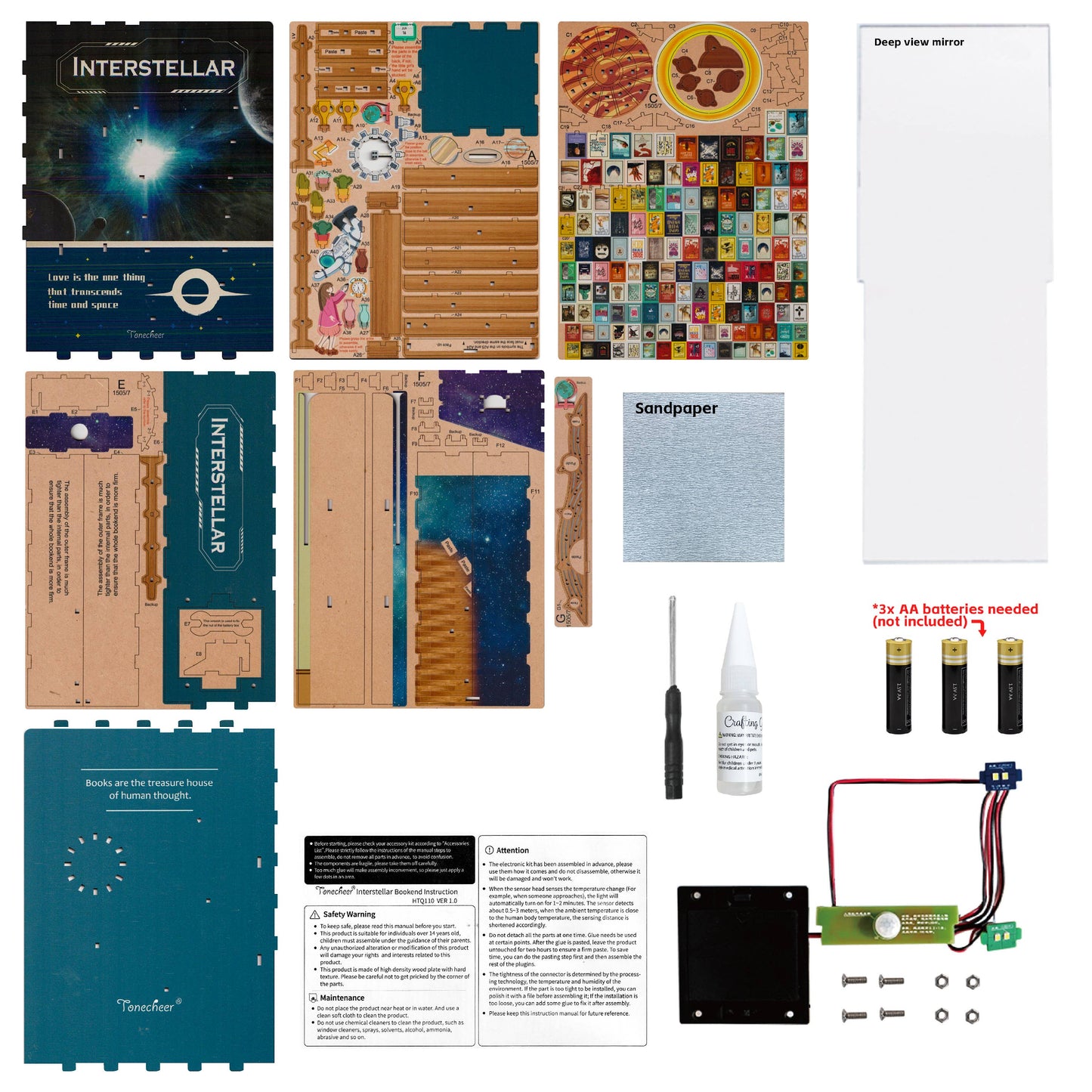 DIY Bookshelf Kit: Interstellar
