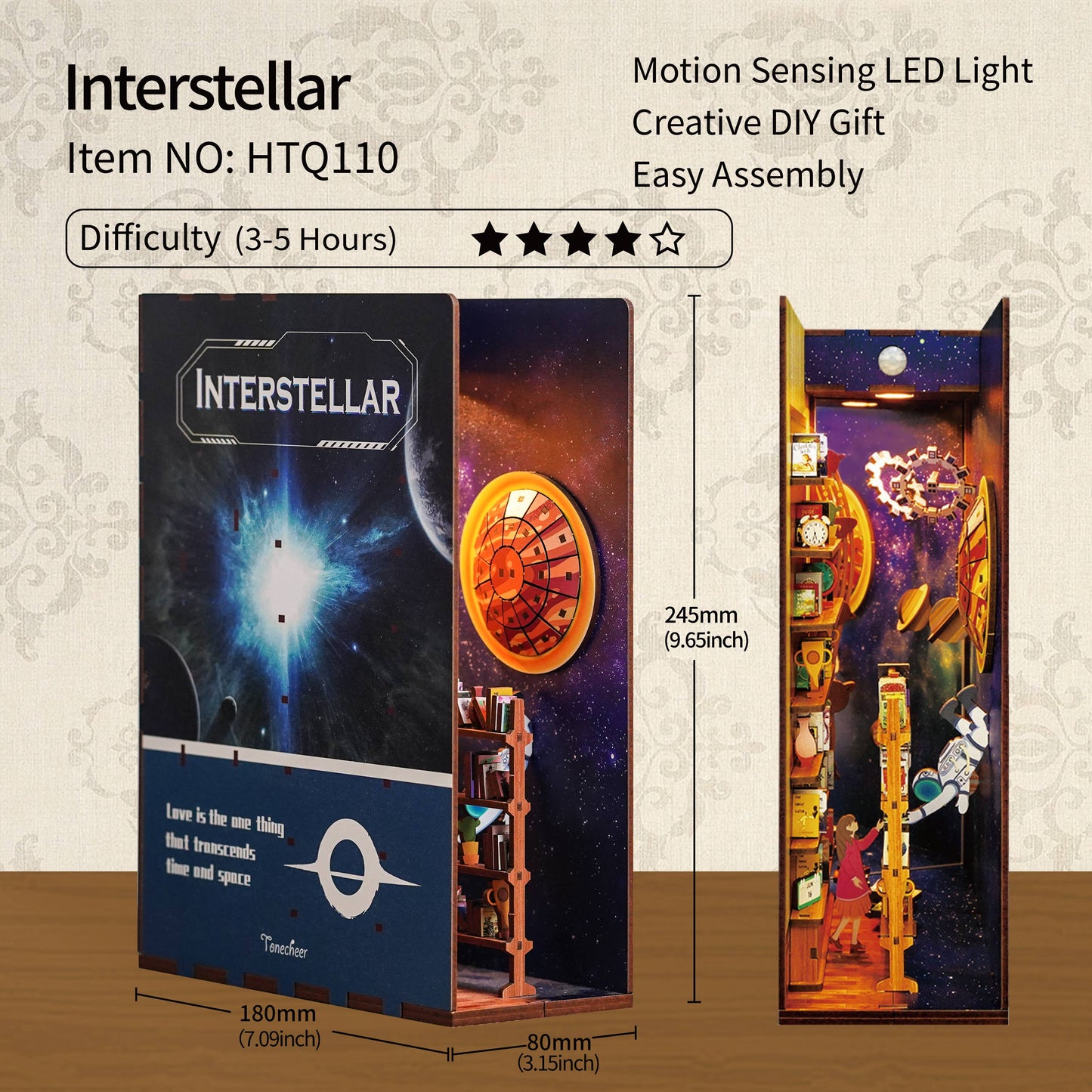 DIY Bookshelf Kit: Interstellar